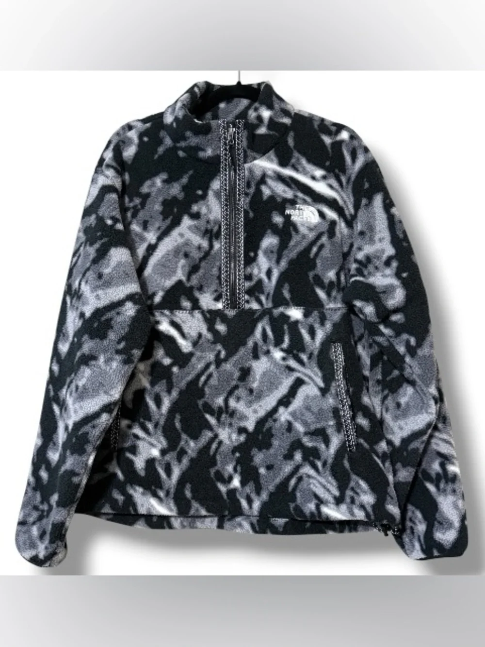 The North Face men's size large pullover black fleeski quarter zip fleece jacket